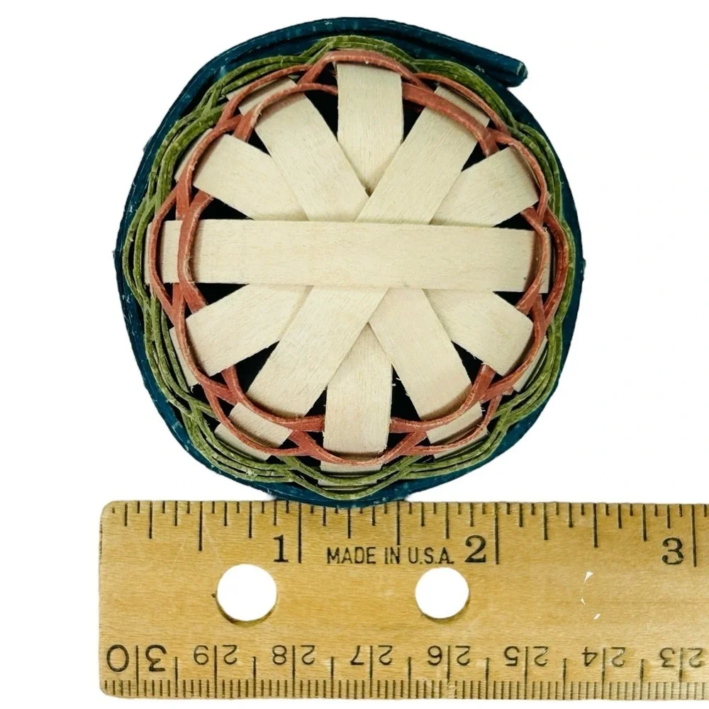 Longaberger MINIATURE SPRING BONNET Collectors Club‎ Basket & Base with Box 2013